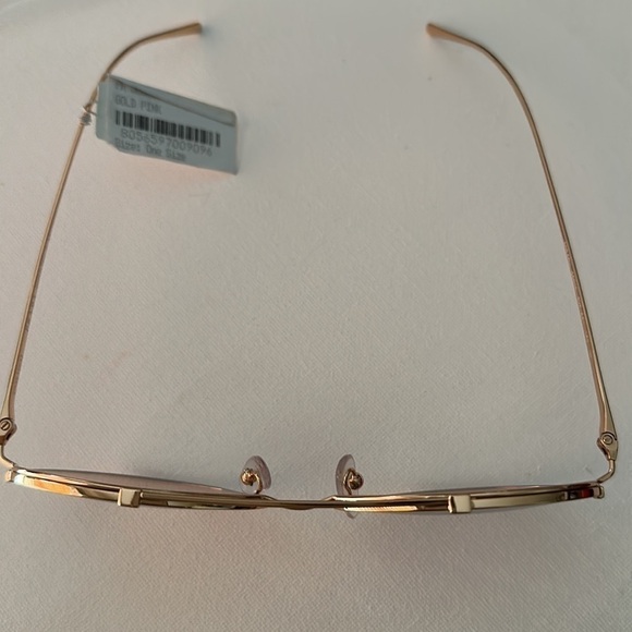 PRADA Rose Gold Round Aviator lightly tint sunglasses indoor/Outdoor unisex NWT - Picture 11 of 16